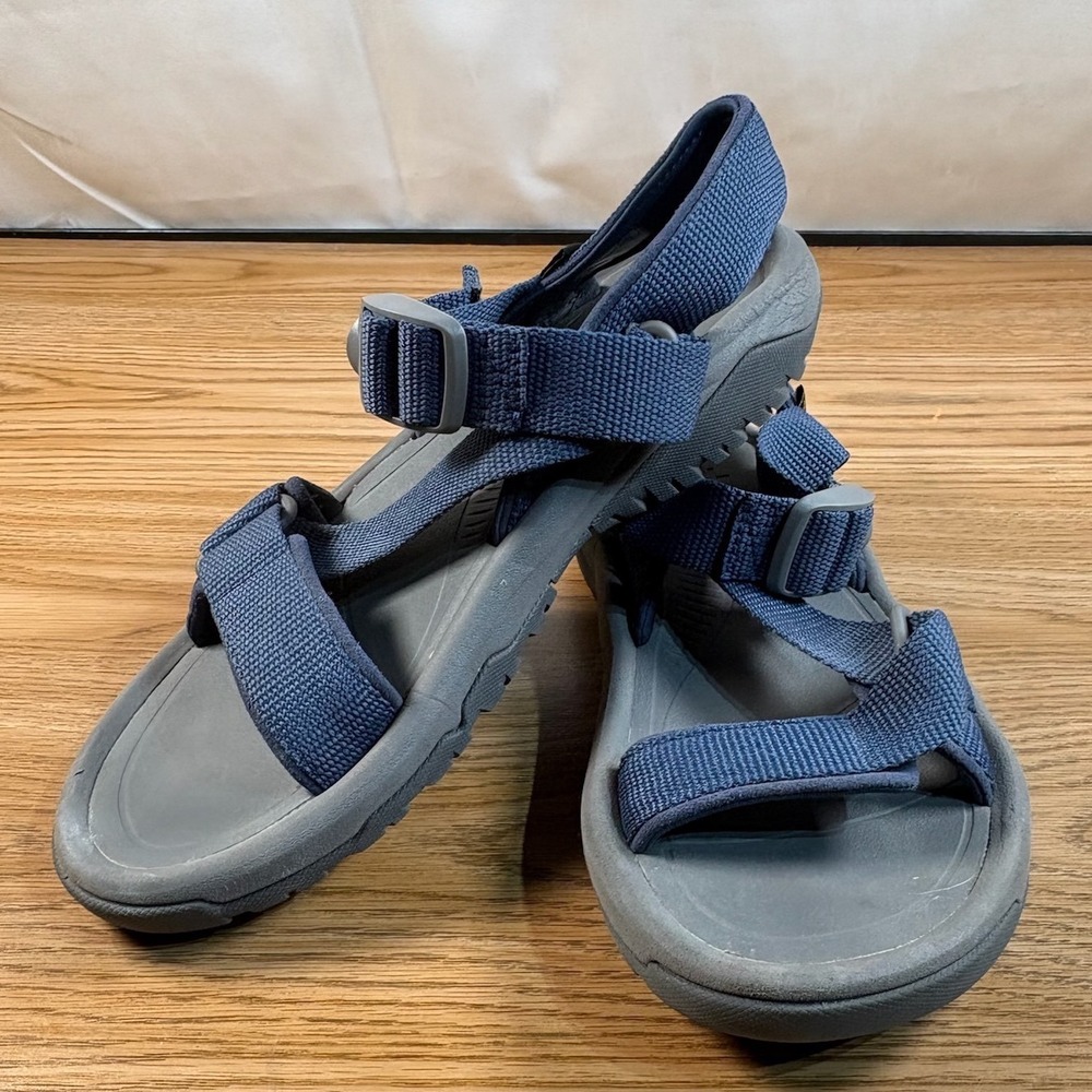 Teva Terra Fi Lite Sandals Mens 8 Navy Blue 1091589 Hiking Water Sport Excellent